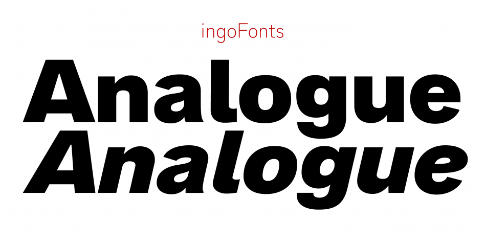 Font Analogue Pro 86